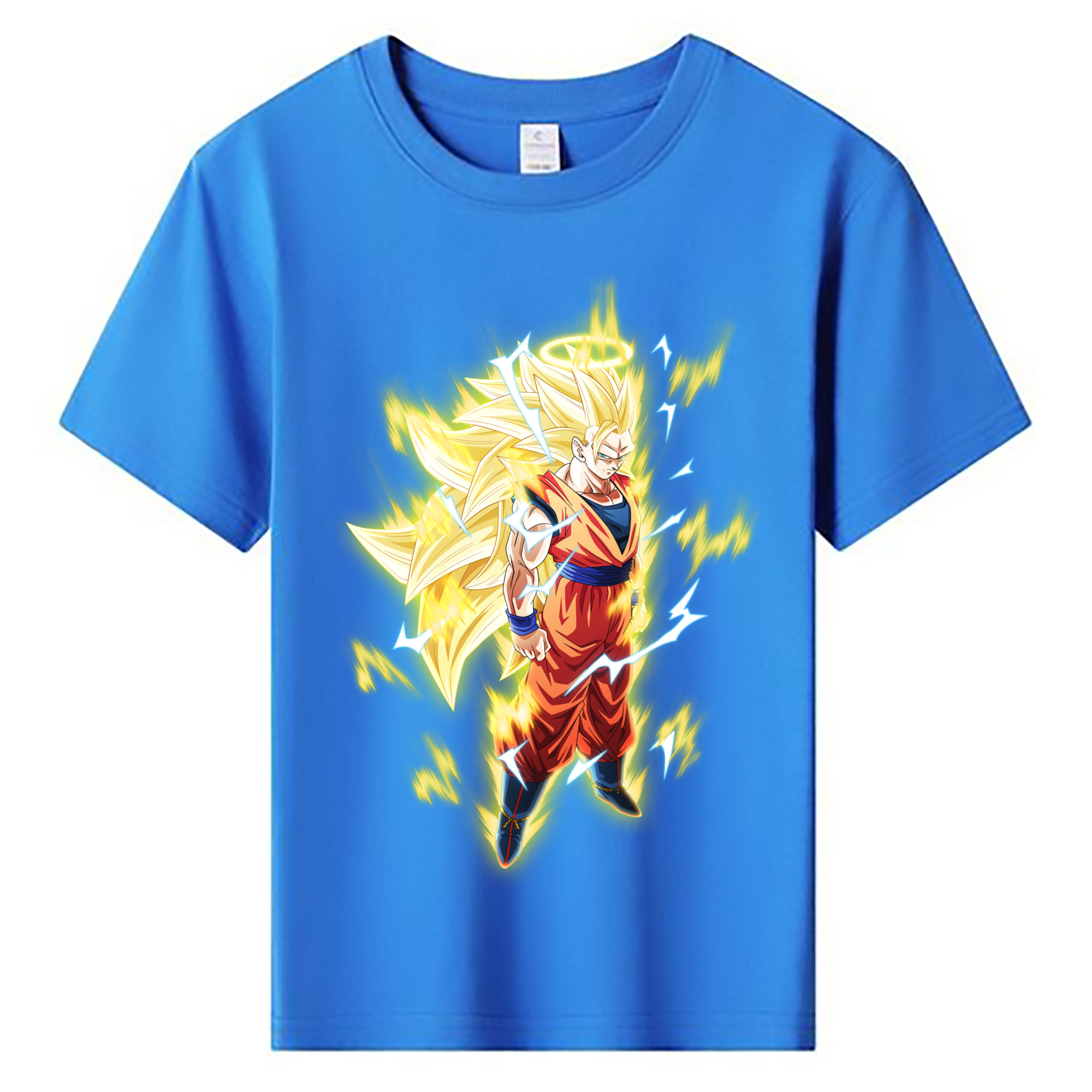 （画像用） ドラゴンボール 孫悟空（そん ごくう）Son Goku カカロット DRAGON BALL Kakarotto 綿100％キッズTシャツ（フロントプリント）